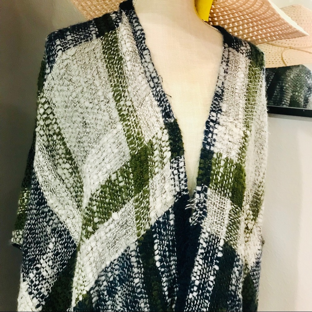 TIME AND TRU Women Fall Winter Vintage Open Capes| One Size - Picture 2 of 8